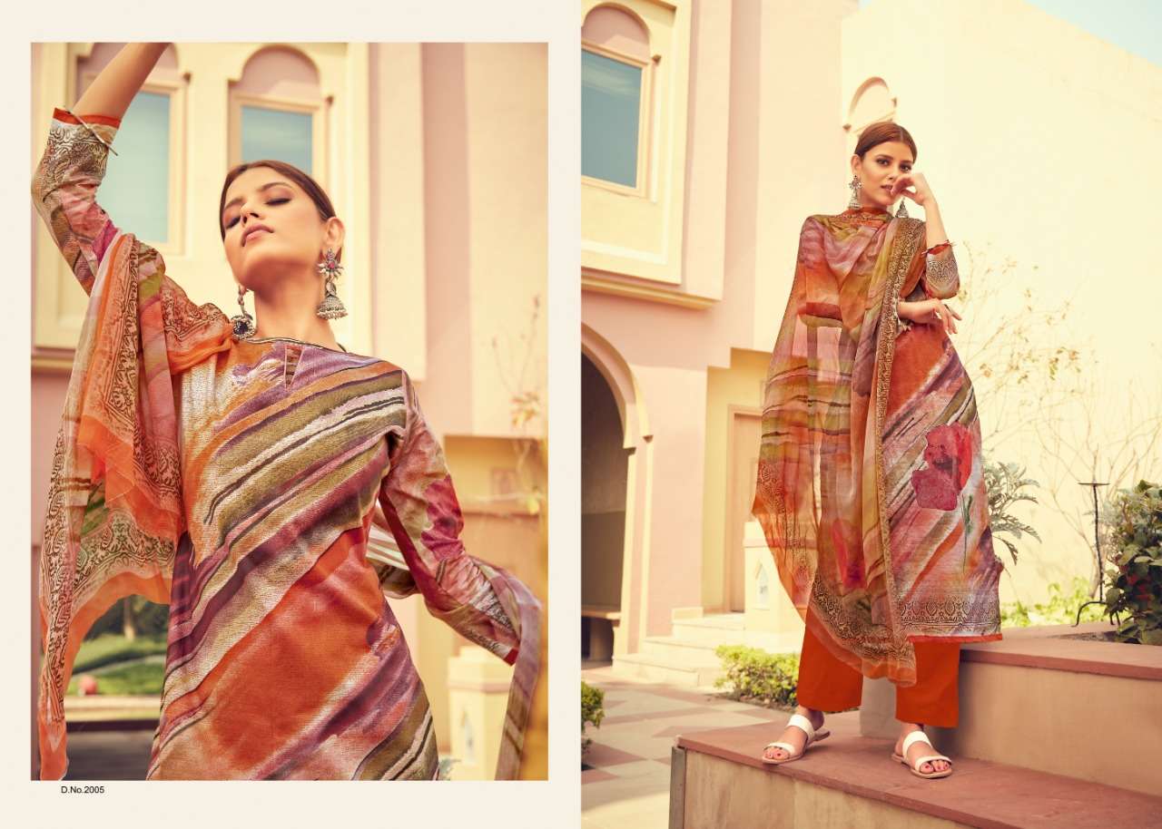 MUDRA BY AAHANA 2001 TO 2010 SERIES BEAUTIFUL SUITS COLORFUL STYLISH FANCY CASUAL WEAR & ETHNIC WEAR PURE HEAVY CAMBRIC COTTON DIGITAL PRINT WITH SWAROVSKI WORK DRESSES AT WHOLESALE PRICE