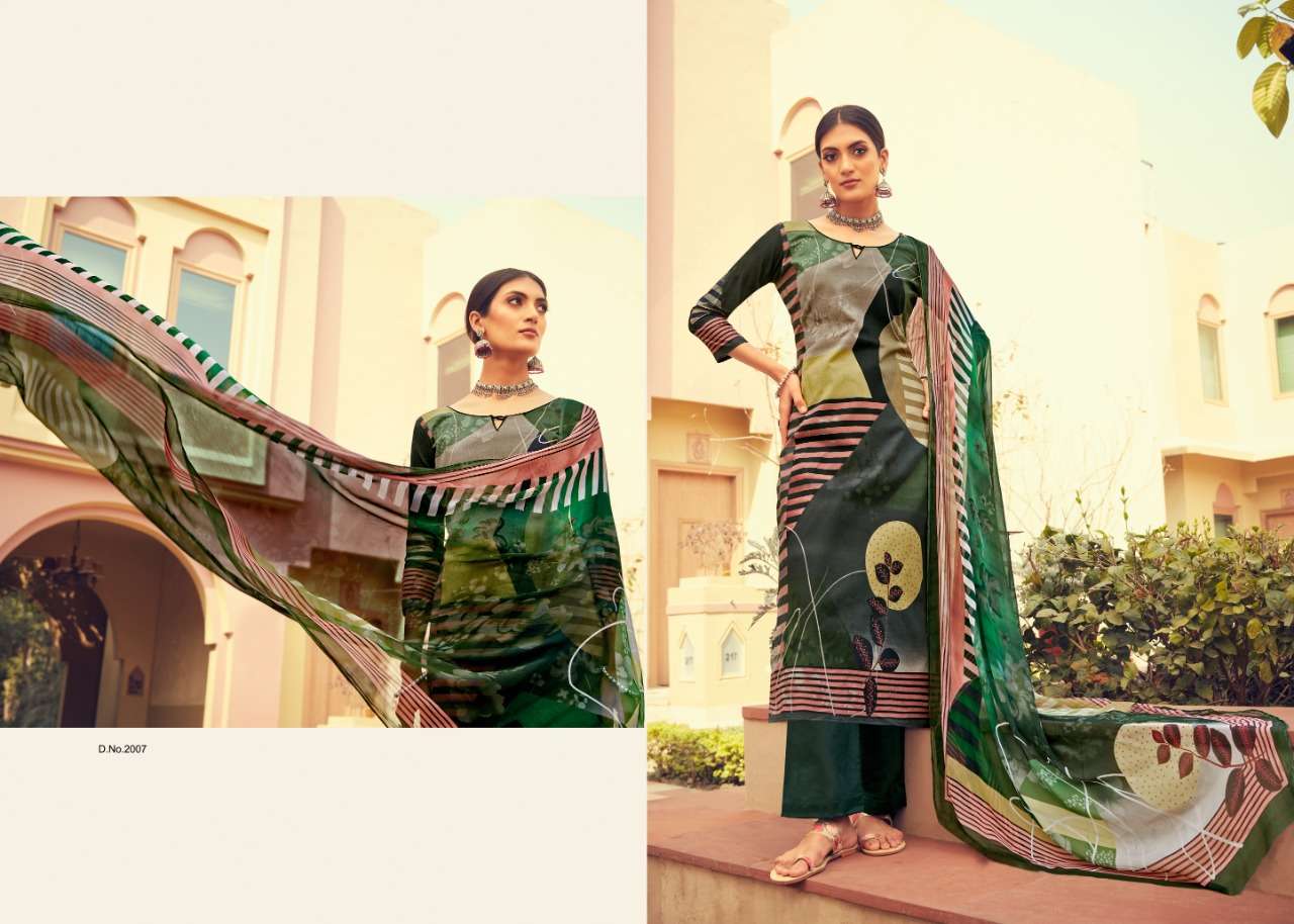 MUDRA BY AAHANA 2001 TO 2010 SERIES BEAUTIFUL SUITS COLORFUL STYLISH FANCY CASUAL WEAR & ETHNIC WEAR PURE HEAVY CAMBRIC COTTON DIGITAL PRINT WITH SWAROVSKI WORK DRESSES AT WHOLESALE PRICE
