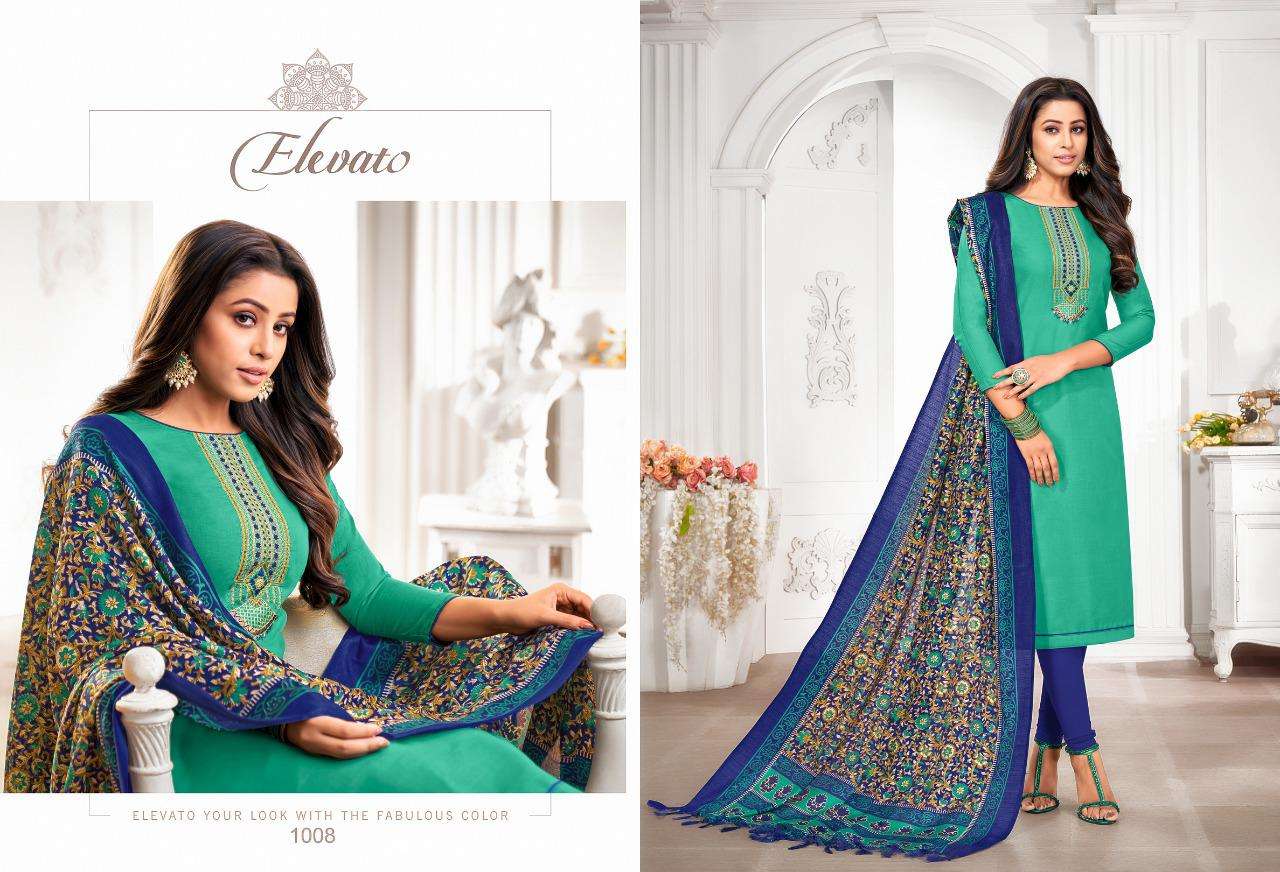 EPISODE BY SHAGUN LIFESTYLE 1001 TO 1012 SERIES BEAUTIFUL SUITS COLORFUL STYLISH FANCY CASUAL WEAR & ETHNIC WEAR SLUBBY COTTON DRESSES AT WHOLESALE PRICE