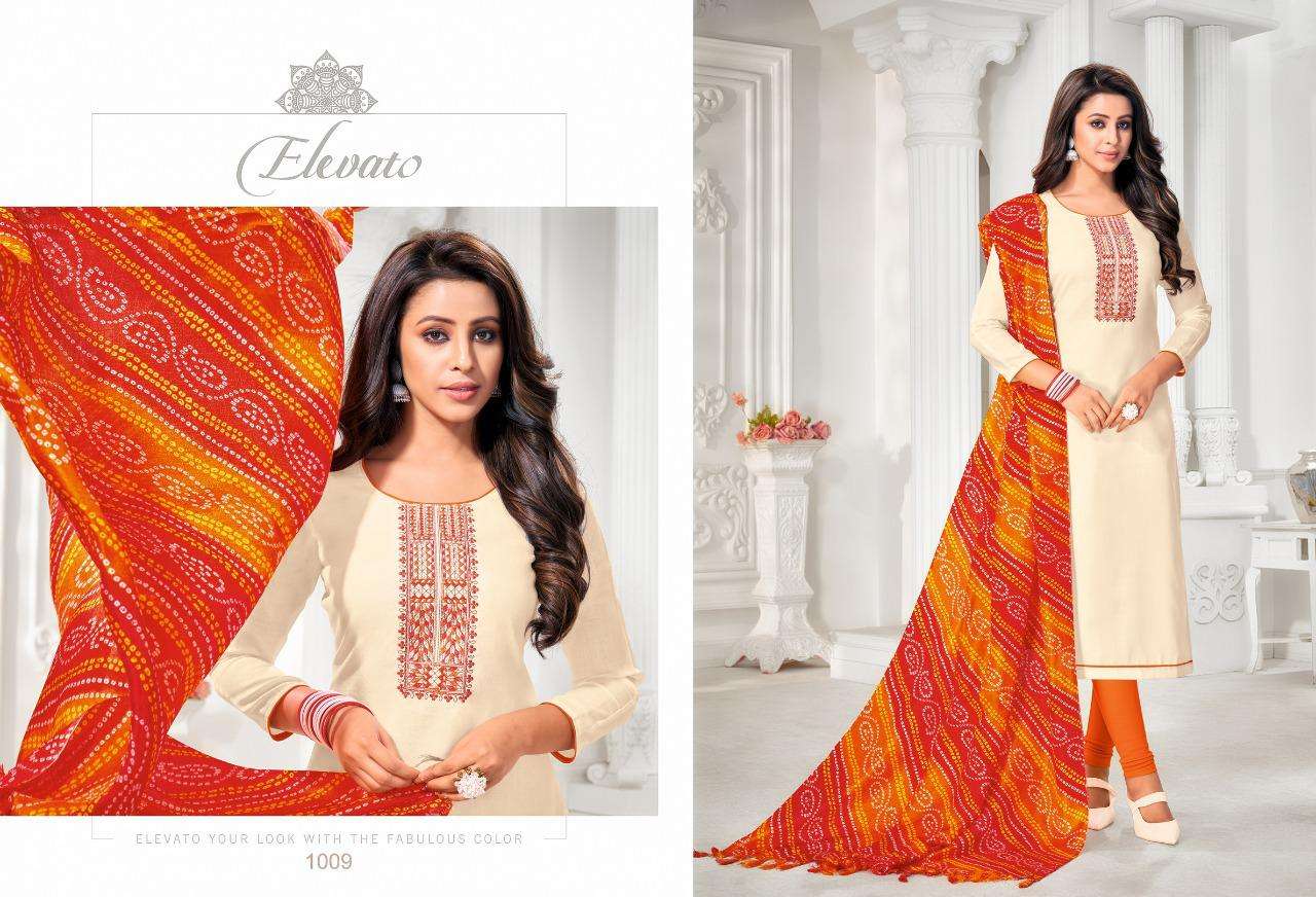 EPISODE BY SHAGUN LIFESTYLE 1001 TO 1012 SERIES BEAUTIFUL SUITS COLORFUL STYLISH FANCY CASUAL WEAR & ETHNIC WEAR SLUBBY COTTON DRESSES AT WHOLESALE PRICE