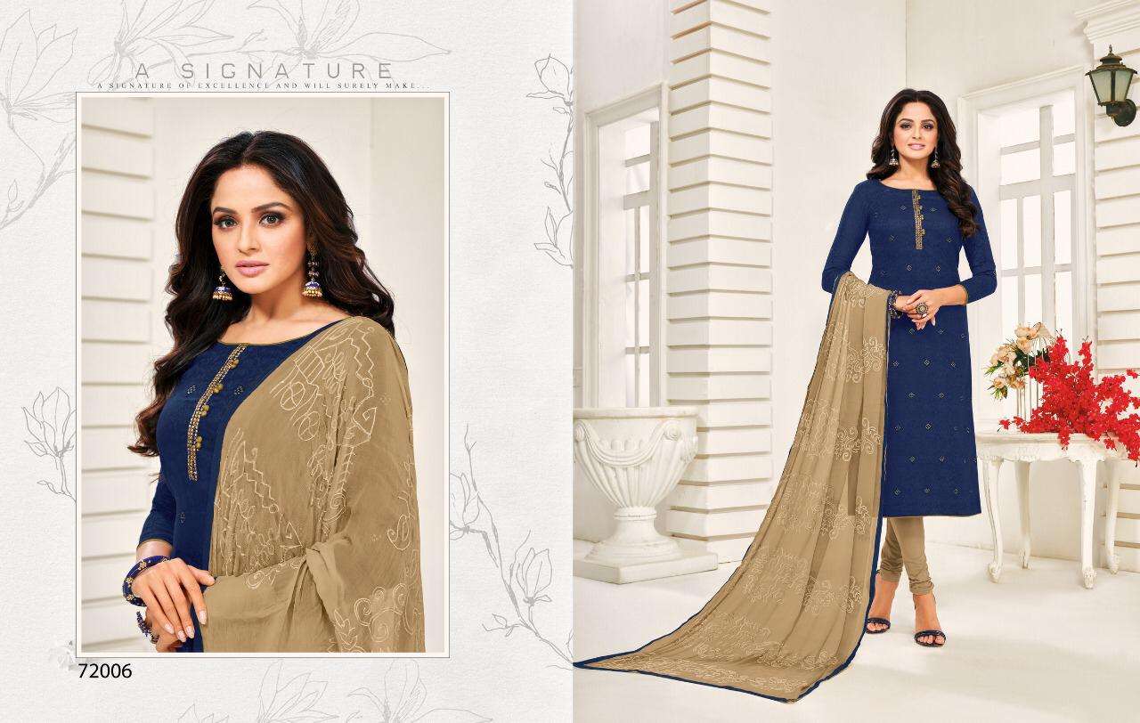 SOUL VOL-2 BY KAPIL TRENDS 72001 TO 72011 SERIES BEAUTIFUL SUITS COLORFUL STYLISH FANCY CASUAL WEAR & ETHNIC WEAR BOMBAY SATIN WITH WORK DRESSES AT WHOLESALE PRICE