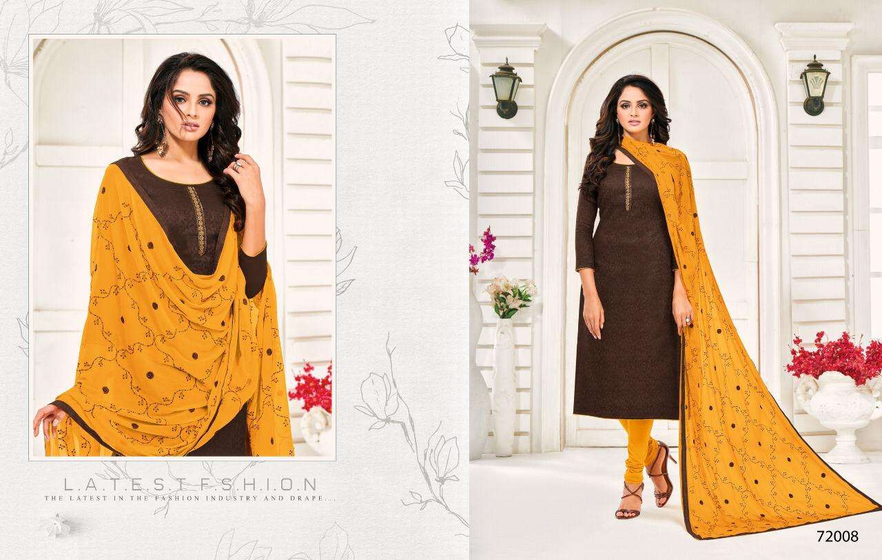 SOUL VOL-2 BY KAPIL TRENDS 72001 TO 72011 SERIES BEAUTIFUL SUITS COLORFUL STYLISH FANCY CASUAL WEAR & ETHNIC WEAR BOMBAY SATIN WITH WORK DRESSES AT WHOLESALE PRICE