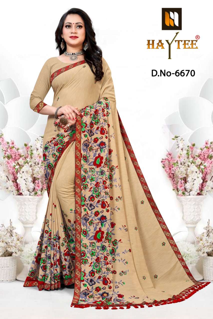 AVANTIKA VOL-36 BY HAYTEE 6669 TO 6676 SERIES INDIAN TRADITIONAL WEAR COLLECTION BEAUTIFUL STYLISH FANCY COLORFUL PARTY WEAR & OCCASIONAL WEAR HEAVY RENIAL PRINT SAREES AT WHOLESALE PRICE