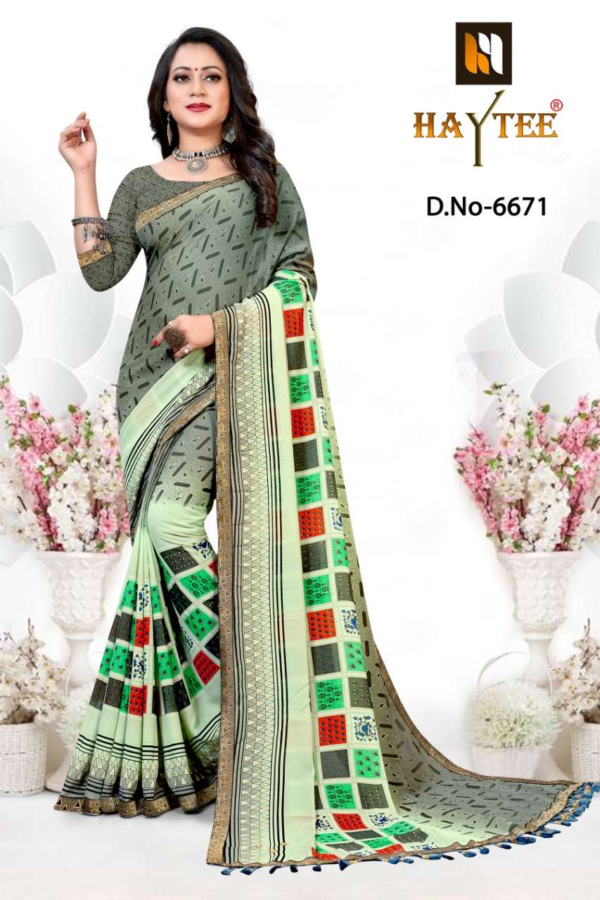 AVANTIKA VOL-36 BY HAYTEE 6669 TO 6676 SERIES INDIAN TRADITIONAL WEAR COLLECTION BEAUTIFUL STYLISH FANCY COLORFUL PARTY WEAR & OCCASIONAL WEAR HEAVY RENIAL PRINT SAREES AT WHOLESALE PRICE