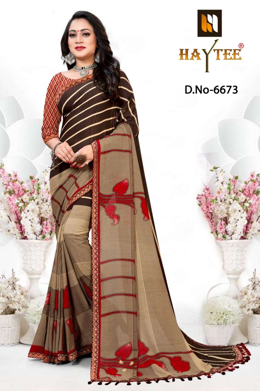 AVANTIKA VOL-36 BY HAYTEE 6669 TO 6676 SERIES INDIAN TRADITIONAL WEAR COLLECTION BEAUTIFUL STYLISH FANCY COLORFUL PARTY WEAR & OCCASIONAL WEAR HEAVY RENIAL PRINT SAREES AT WHOLESALE PRICE