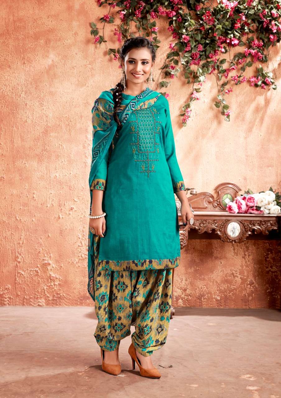 MEHAR BY KESARIYA 1001 TO 1008 SERIES BEAUTIFUL SUITS COLORFUL STYLISH FANCY CASUAL WEAR & ETHNIC WEAR PURE JAM COTTON DIGITAL PRINT WITH EMBROIDERY WORK DRESSES AT WHOLESALE PRICE