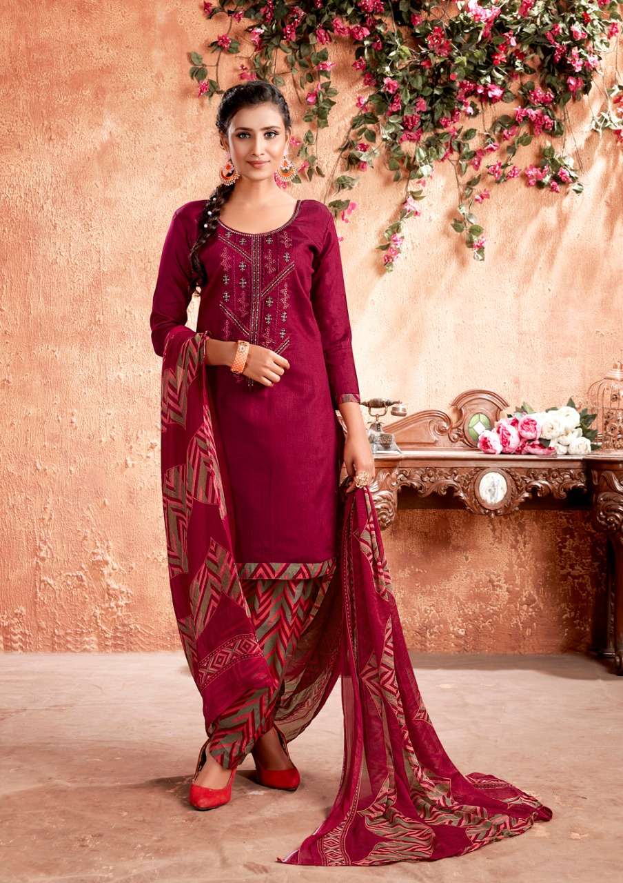 MEHAR BY KESARIYA 1001 TO 1008 SERIES BEAUTIFUL SUITS COLORFUL STYLISH FANCY CASUAL WEAR & ETHNIC WEAR PURE JAM COTTON DIGITAL PRINT WITH EMBROIDERY WORK DRESSES AT WHOLESALE PRICE