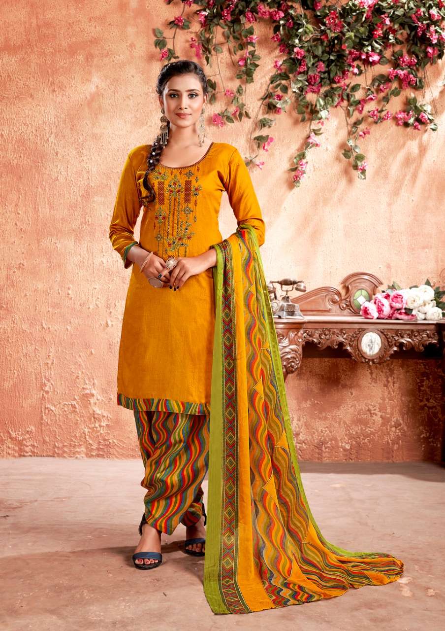 MEHAR BY KESARIYA 1001 TO 1008 SERIES BEAUTIFUL SUITS COLORFUL STYLISH FANCY CASUAL WEAR & ETHNIC WEAR PURE JAM COTTON DIGITAL PRINT WITH EMBROIDERY WORK DRESSES AT WHOLESALE PRICE