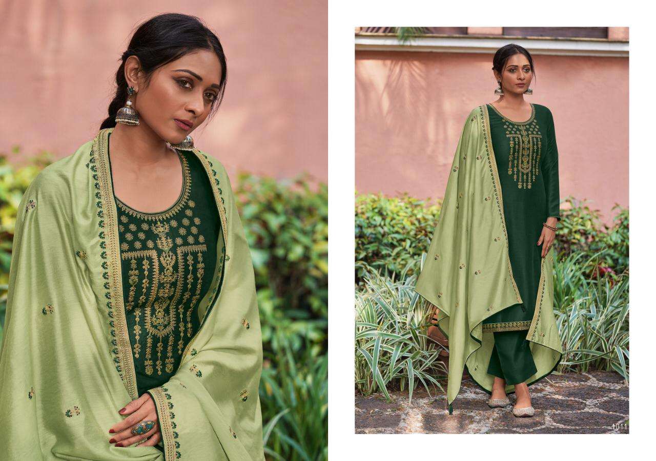 EKAAYA BY KASMEERA 1008 TO 1015 SERIES BEAUTIFUL SUITS COLORFUL STYLISH FANCY CASUAL WEAR & ETHNIC WEAR PURE SILK EMBROIDERED DRESSES AT WHOLESALE PRICE