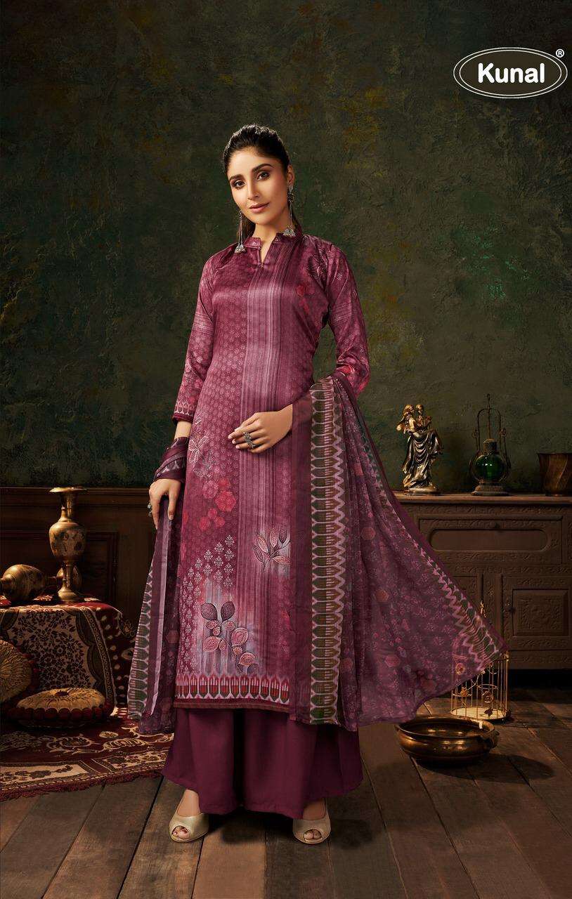 SAUMYA BY KUNAL 1001 TO 1008 SERIES BEAUTIFUL SUITS COLORFUL STYLISH FANCY CASUAL WEAR & ETHNIC WEAR PURE JAM SATIN DIGITAL PRINT DRESSES AT WHOLESALE PRICE