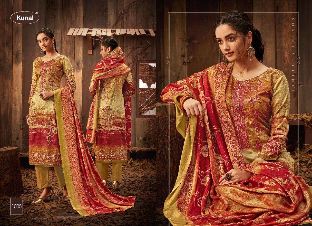 PARIS BY KUNAL 1001 TO 1008 SERIES BEAUTIFUL SUITS COLORFUL STYLISH FANCY CASUAL WEAR & ETHNIC WEAR PURE JAM COTTON EMBROIDERED DRESSES AT WHOLESALE PRICE