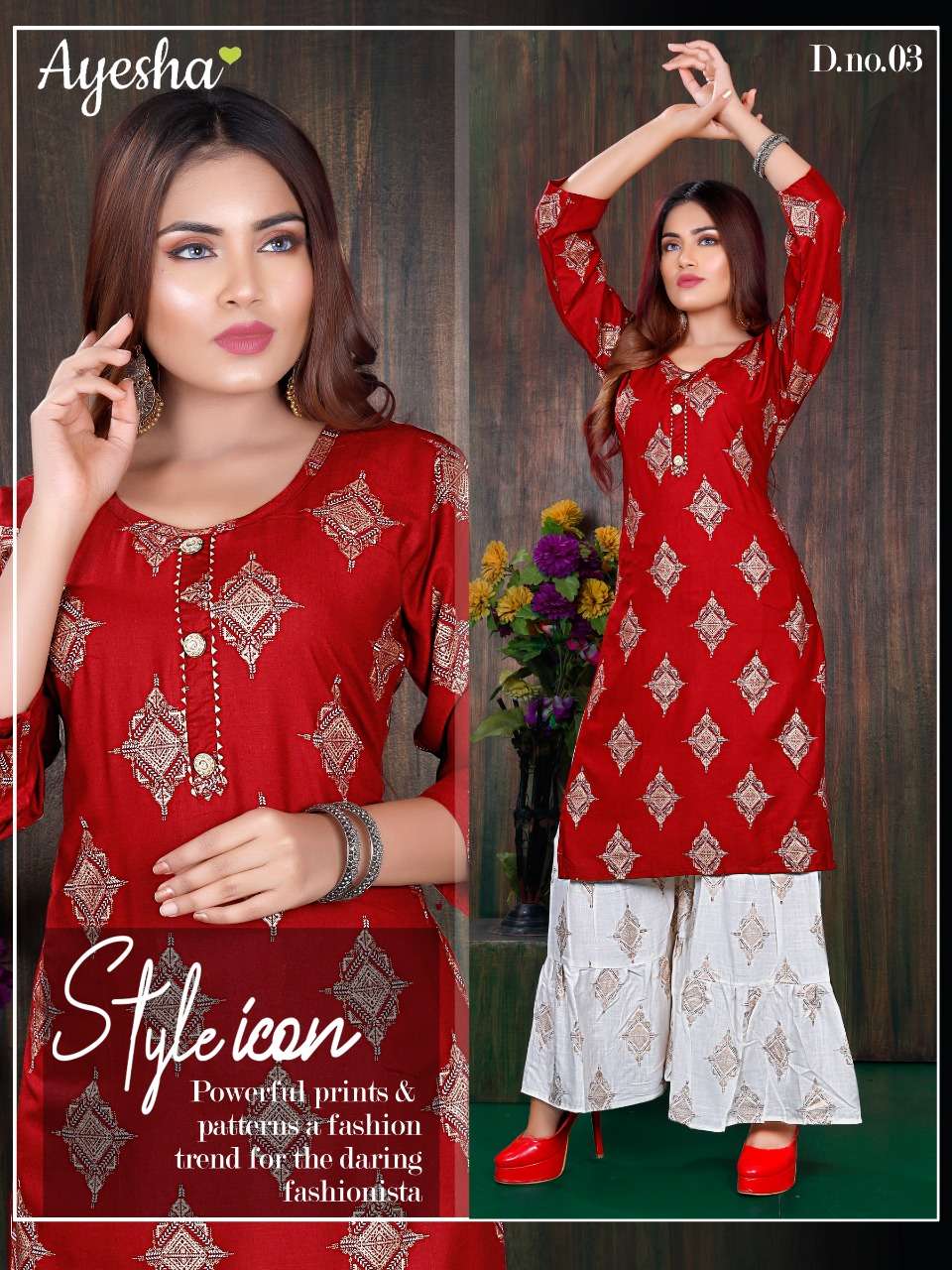 BHAVYA BY AYESHA 01 TO 08 SERIES DESIGNER STYLISH FANCY COLORFUL BEAUTIFUL PARTY WEAR & ETHNIC WEAR COLLECTION RAYON SLUB PRINT KURTIS WITH BOTTOM AT WHOLESALE PRICE