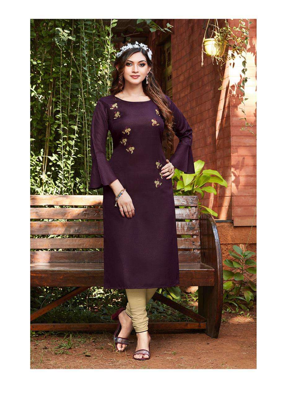 ANAYAH BY SHUBH NX 1001 TO 1010 SERIES DESIGNER STYLISH FANCY COLORFUL BEAUTIFUL PARTY WEAR & ETHNIC WEAR COLLECTION RAYON SLUB EMBROIDERY KURTIS AT WHOLESALE PRICE
