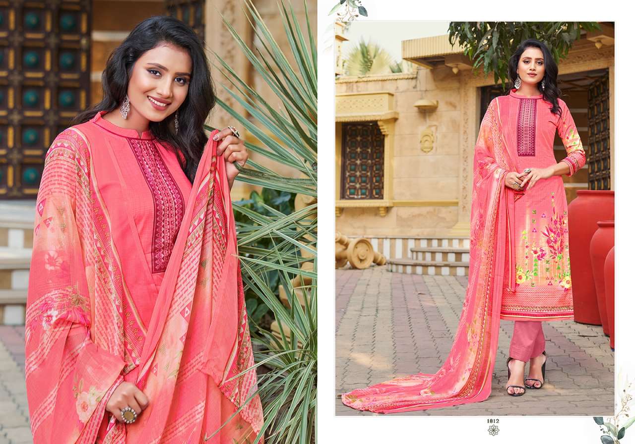 ISHANA BY SIYONA 1011 TO 1020 SERIES BEAUTIFUL SUITS COLORFUL STYLISH FANCY CASUAL WEAR & ETHNIC WEAR PURE CAMBRIC DIGITAL PRINT DRESSES AT WHOLESALE PRICE