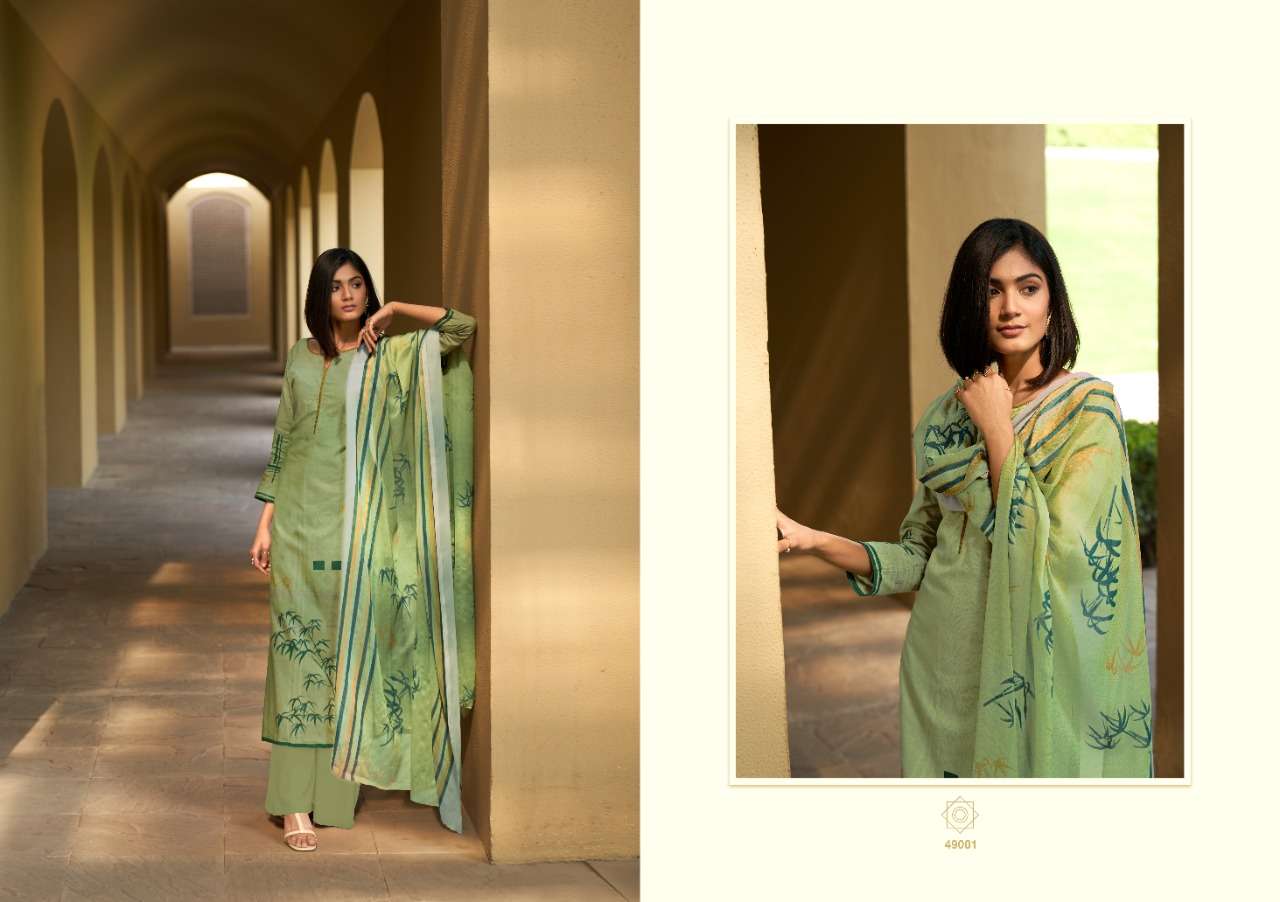 KABIL BY ANKIT TEXTILE 49001 TO 49010 SERIES BEAUTIFUL STYLISH SUITS FANCY COLORFUL CASUAL WEAR & ETHNIC WEAR & READY TO WEAR PURE CAMBRIC COTTON DIGITAL PRINTED DRESSES AT WHOLESALE PRICE