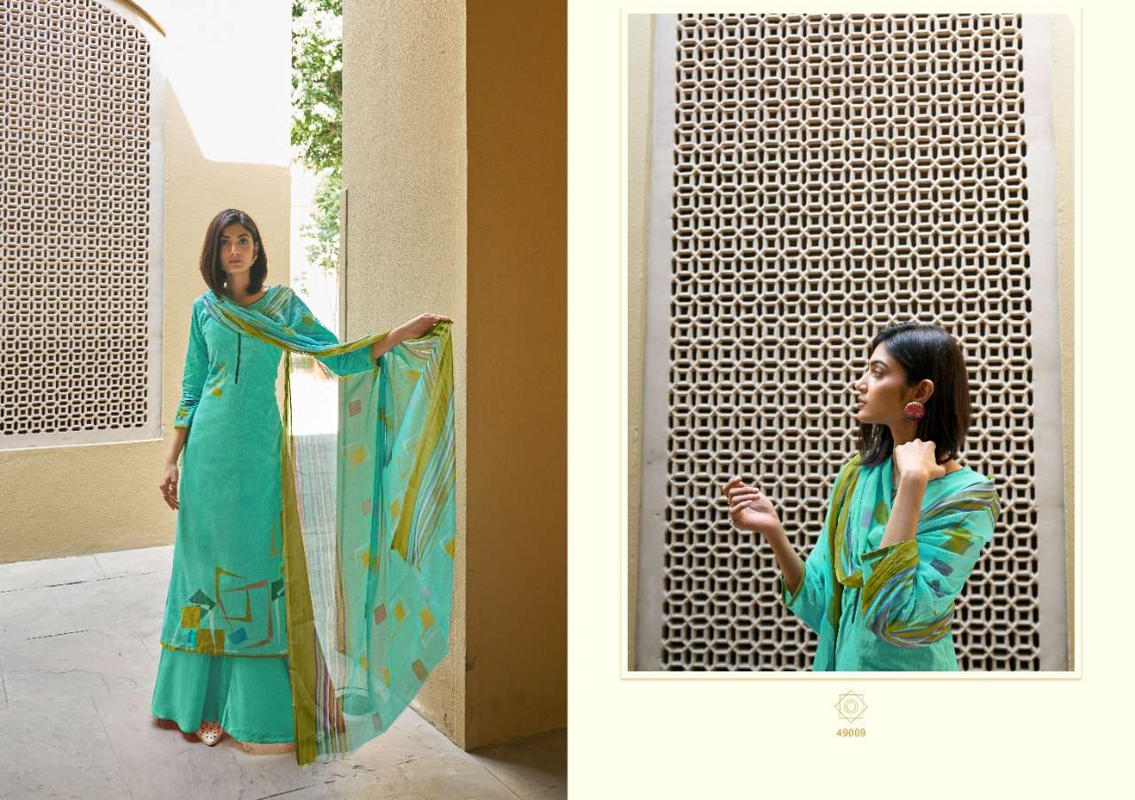 KABIL BY ANKIT TEXTILE 49001 TO 49010 SERIES BEAUTIFUL STYLISH SUITS FANCY COLORFUL CASUAL WEAR & ETHNIC WEAR & READY TO WEAR PURE CAMBRIC COTTON DIGITAL PRINTED DRESSES AT WHOLESALE PRICE