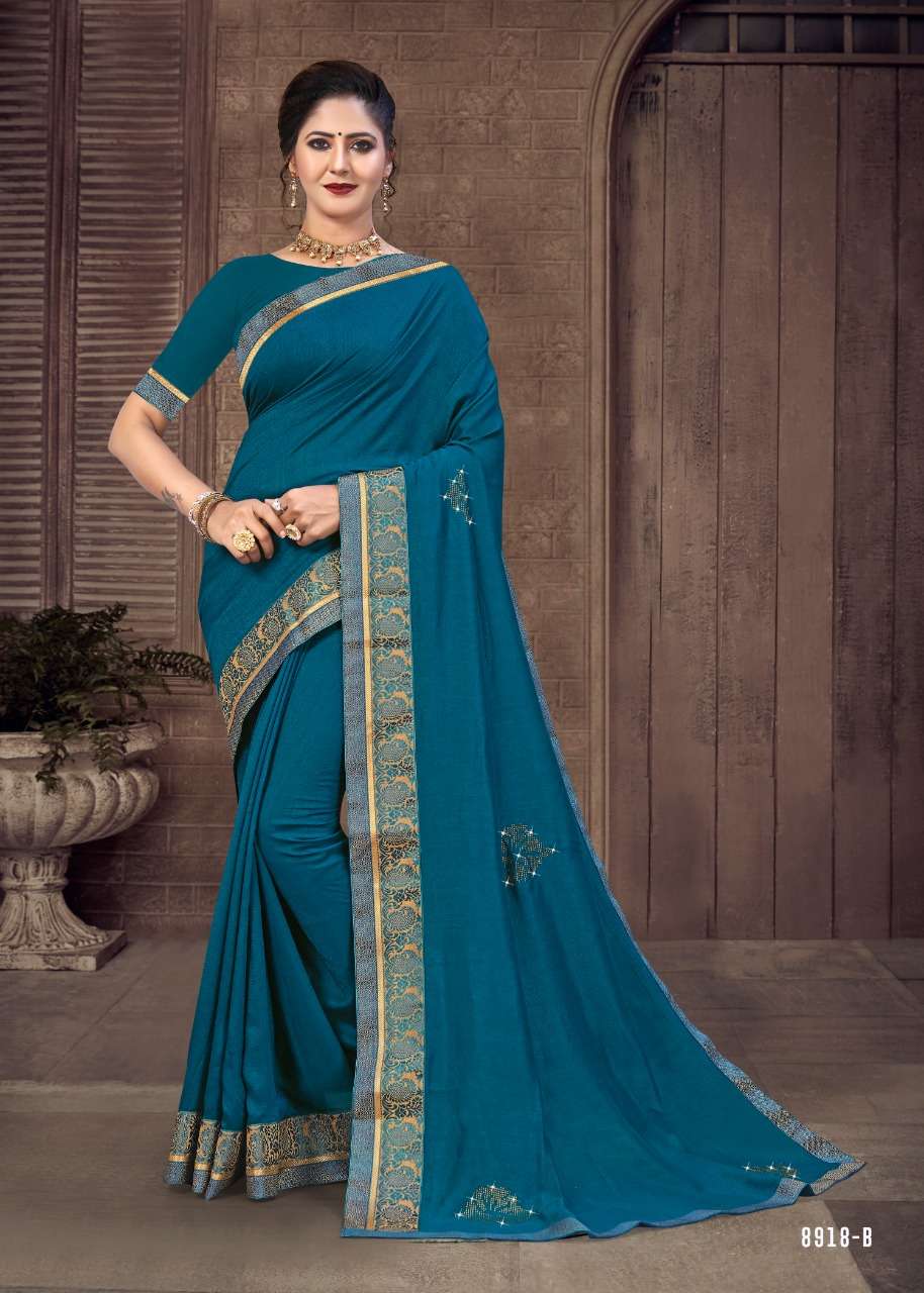 GULAB JAMUN VOL-3 BY INDIAN WOMEN 8918-A TO 8918-H SERIES INDIAN TRADITIONAL WEAR COLLECTION BEAUTIFUL STYLISH FANCY COLORFUL PARTY WEAR & OCCASIONAL WEAR VICHITRA SILK SAREES AT WHOLESALE PRICE