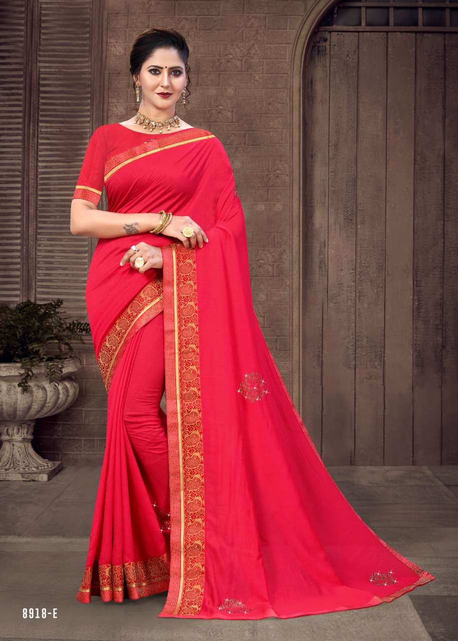 GULAB JAMUN VOL-3 BY INDIAN WOMEN 8918-A TO 8918-H SERIES INDIAN TRADITIONAL WEAR COLLECTION BEAUTIFUL STYLISH FANCY COLORFUL PARTY WEAR & OCCASIONAL WEAR VICHITRA SILK SAREES AT WHOLESALE PRICE