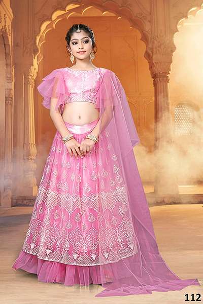 ARADHNA BY FASHID WHOLESALE 101 TO 112 SERIES BEAUTIFUL COLORFUL FANCY WEDDING COLLECTION OCCASIONAL WEAR & PARTY WEAR NET LEHENGAS AT WHOLESALE PRICE