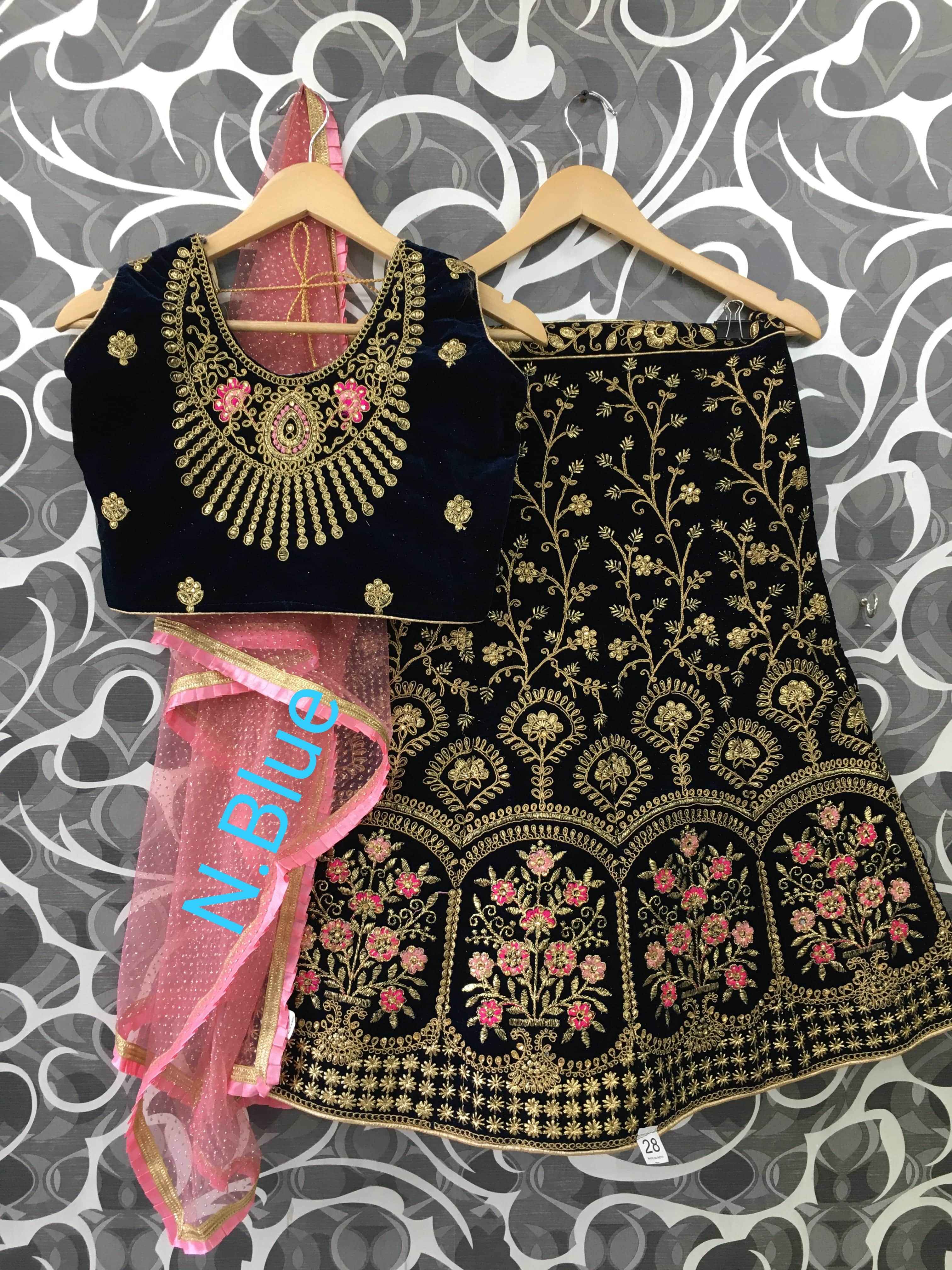 KIDS LEHENGA BY FASHID WHOLESALE 01 TO 06 SERIES BEAUTIFUL COLORFUL FANCY WEDDING COLLECTION OCCASIONAL WEAR & PARTY WEAR VELVET LEHENGAS AT WHOLESALE PRICE