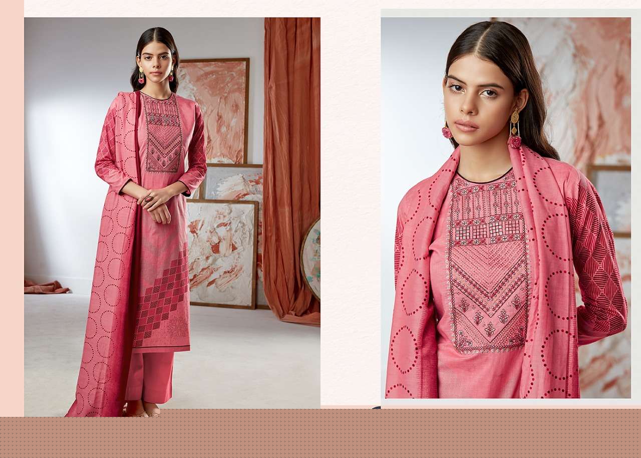 EMILY BY AZARA 1001 TO 1008 SERIES BEAUTIFUL SUITS COLORFUL STYLISH FANCY CASUAL WEAR & ETHNIC WEAR PURE CAMBRIC COTTON PRINT WITH EMBROIDERY WORK DRESSES AT WHOLESALE PRICE