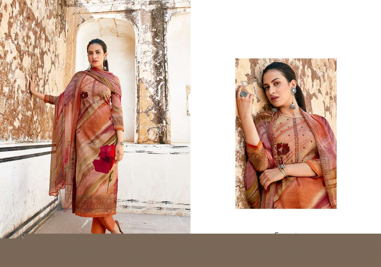 NAILA BY SANNA FASHION 3741 TO 3750 SERIES BEAUTIFUL SUITS COLORFUL STYLISH FANCY CASUAL WEAR & ETHNIC WEAR PURE JAM SILK PRINT WITH WORK DRESSES AT WHOLESALE PRICE