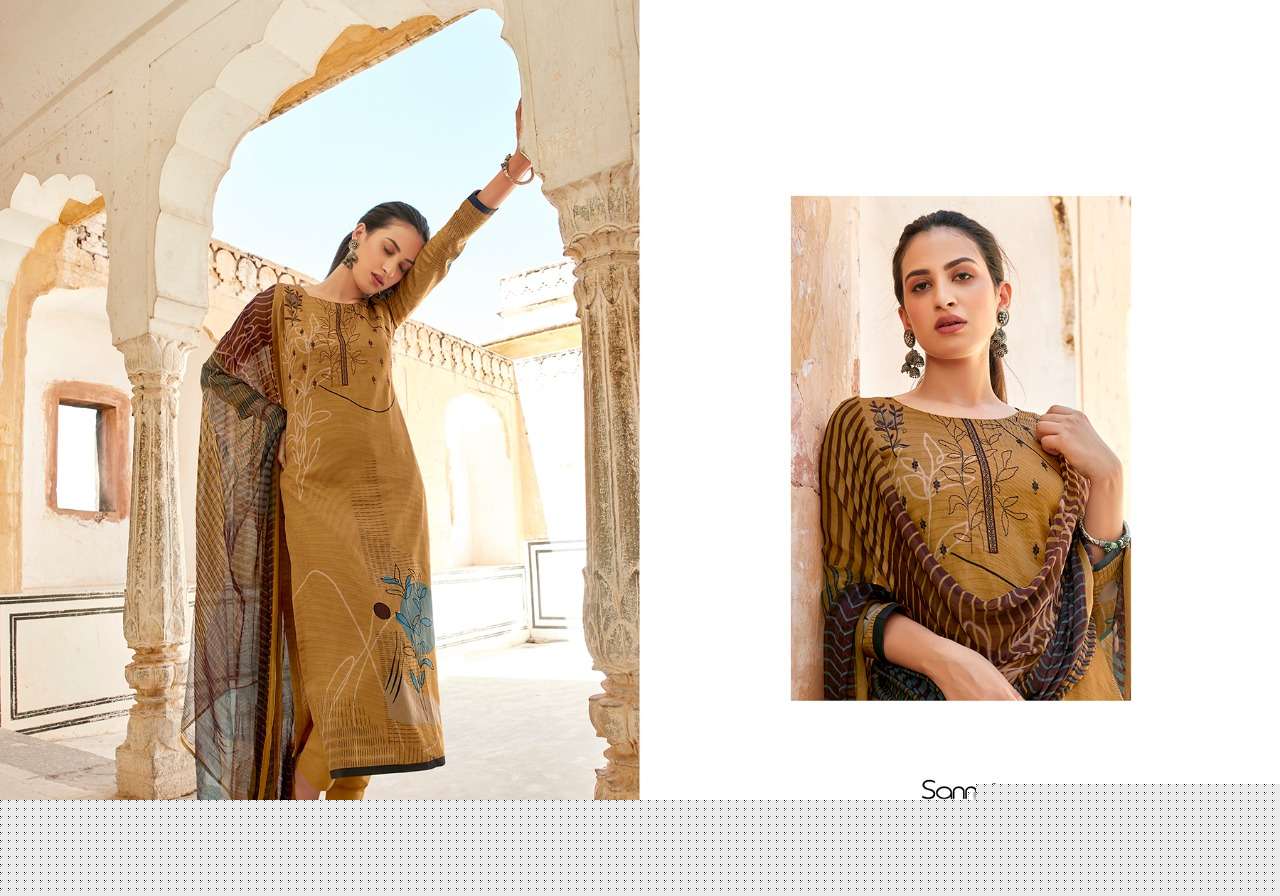NAILA BY SANNA FASHION 3741 TO 3750 SERIES BEAUTIFUL SUITS COLORFUL STYLISH FANCY CASUAL WEAR & ETHNIC WEAR PURE JAM SILK PRINT WITH WORK DRESSES AT WHOLESALE PRICE