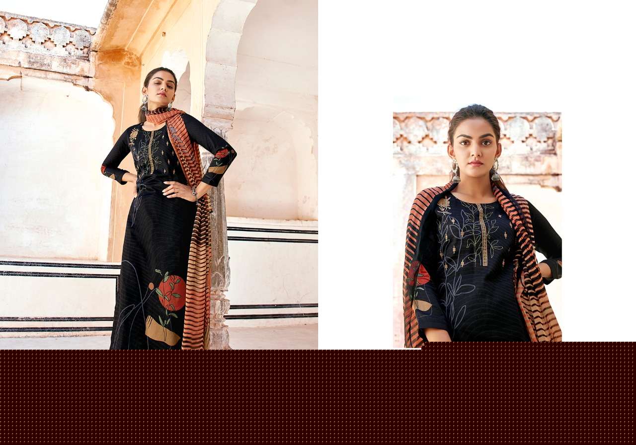 NAILA BY SANNA FASHION 3741 TO 3750 SERIES BEAUTIFUL SUITS COLORFUL STYLISH FANCY CASUAL WEAR & ETHNIC WEAR PURE JAM SILK PRINT WITH WORK DRESSES AT WHOLESALE PRICE