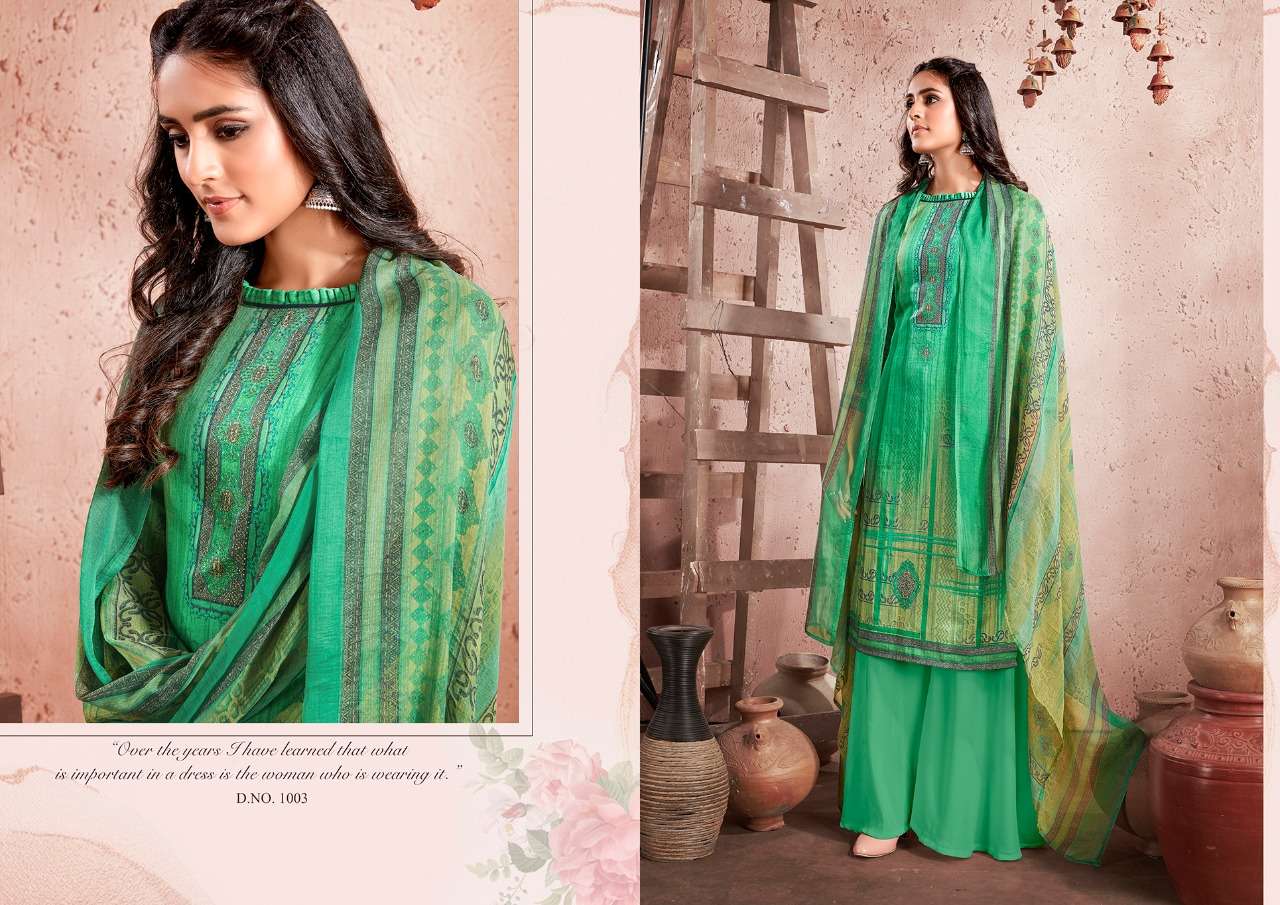 HEENA BY KESARIYA 1001 TO 1008 SERIES BEAUTIFUL SUITS COLORFUL STYLISH FANCY CASUAL WEAR & ETHNIC WEAR JAM COTTON DIGITAL PRINT DRESSES AT WHOLESALE PRICE