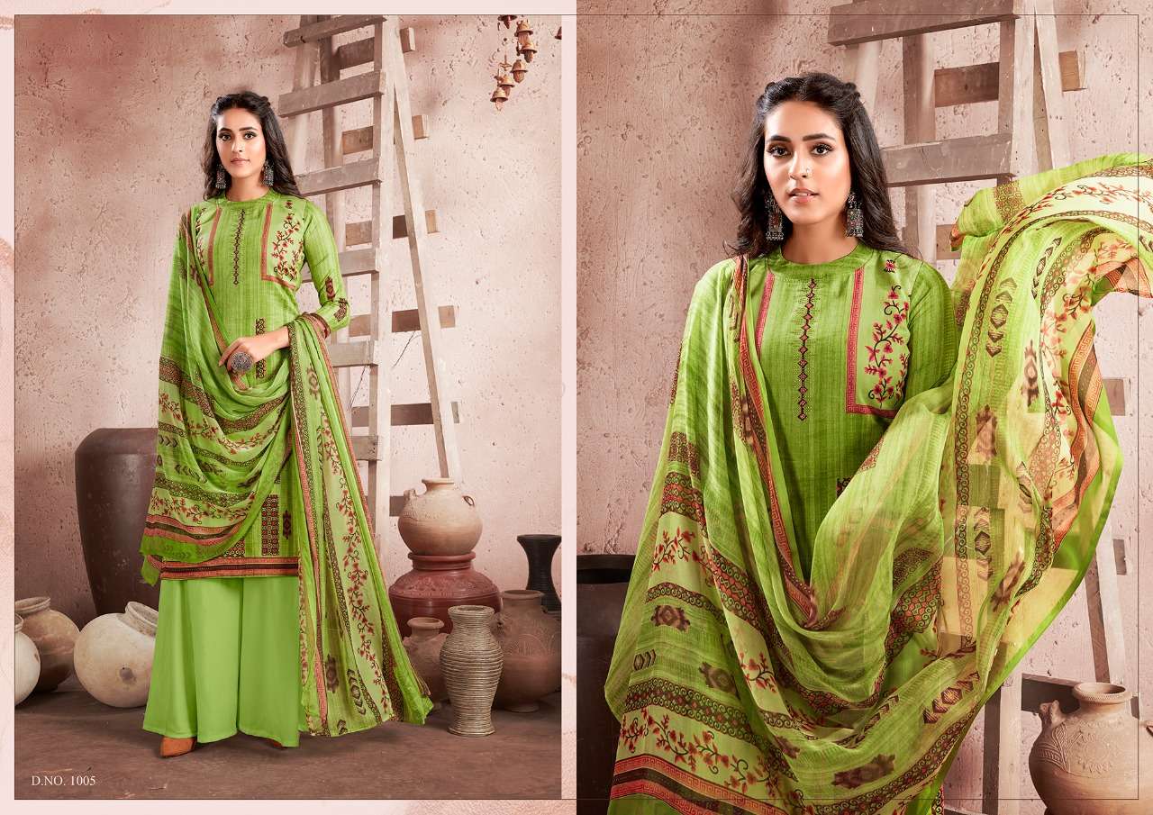 HEENA BY KESARIYA 1001 TO 1008 SERIES BEAUTIFUL SUITS COLORFUL STYLISH FANCY CASUAL WEAR & ETHNIC WEAR JAM COTTON DIGITAL PRINT DRESSES AT WHOLESALE PRICE