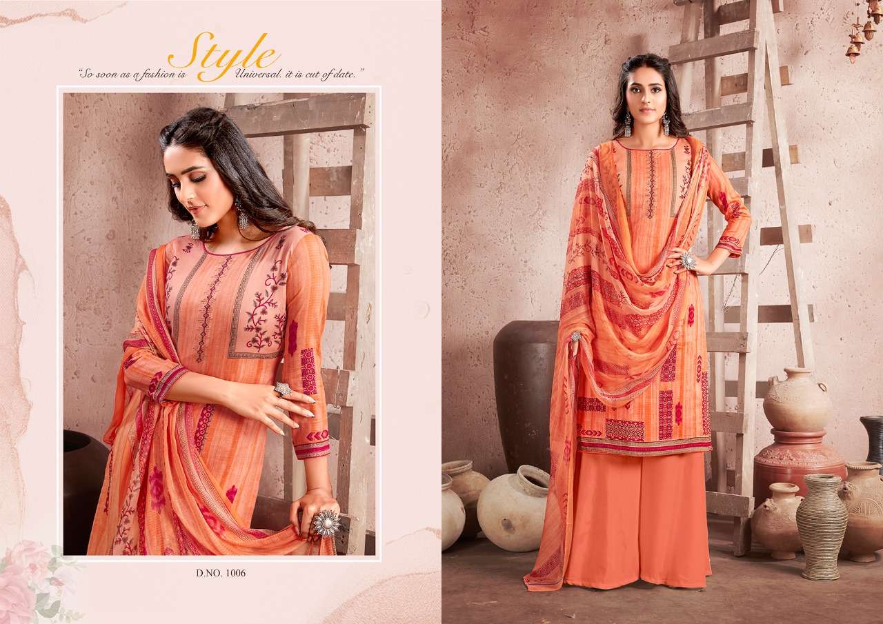 HEENA BY KESARIYA 1001 TO 1008 SERIES BEAUTIFUL SUITS COLORFUL STYLISH FANCY CASUAL WEAR & ETHNIC WEAR JAM COTTON DIGITAL PRINT DRESSES AT WHOLESALE PRICE