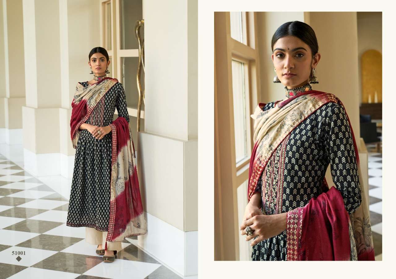 ZARINA BY ANKIT TEXTILE 51001 TO 51010 SERIES BEAUTIFUL SUITS COLORFUL STYLISH FANCY CASUAL WEAR & ETHNIC WEAR PURE LAWN COTTON DIGITAL PRINT WITH EMBROIDERY WORK DRESSES AT WHOLESALE PRICE