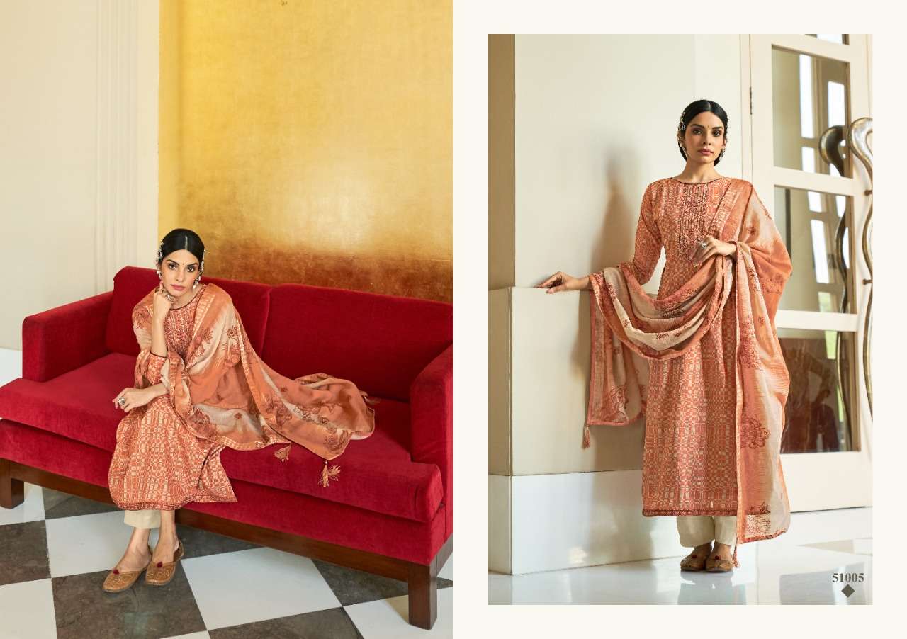 ZARINA BY ANKIT TEXTILE 51001 TO 51010 SERIES BEAUTIFUL SUITS COLORFUL STYLISH FANCY CASUAL WEAR & ETHNIC WEAR PURE LAWN COTTON DIGITAL PRINT WITH EMBROIDERY WORK DRESSES AT WHOLESALE PRICE