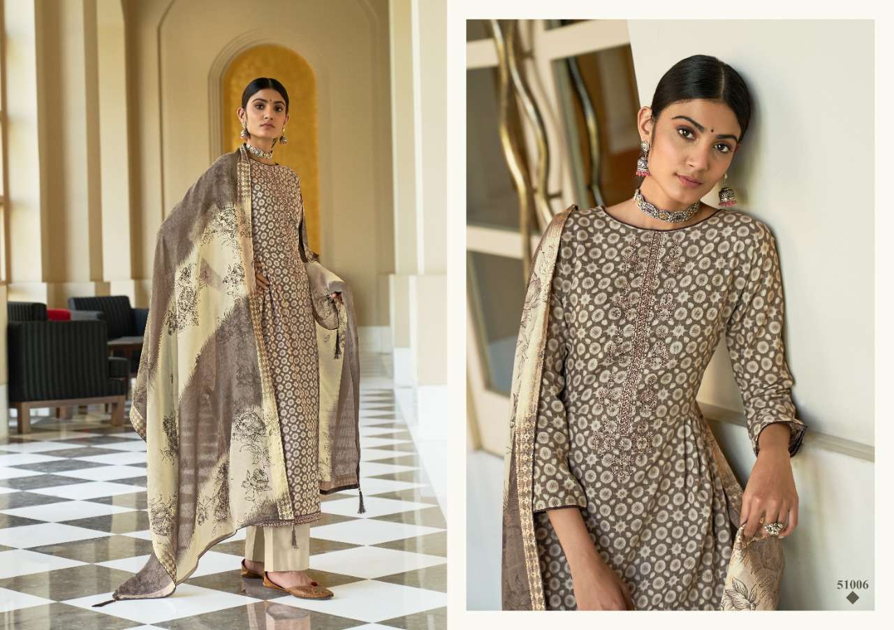 ZARINA BY ANKIT TEXTILE 51001 TO 51010 SERIES BEAUTIFUL SUITS COLORFUL STYLISH FANCY CASUAL WEAR & ETHNIC WEAR PURE LAWN COTTON DIGITAL PRINT WITH EMBROIDERY WORK DRESSES AT WHOLESALE PRICE