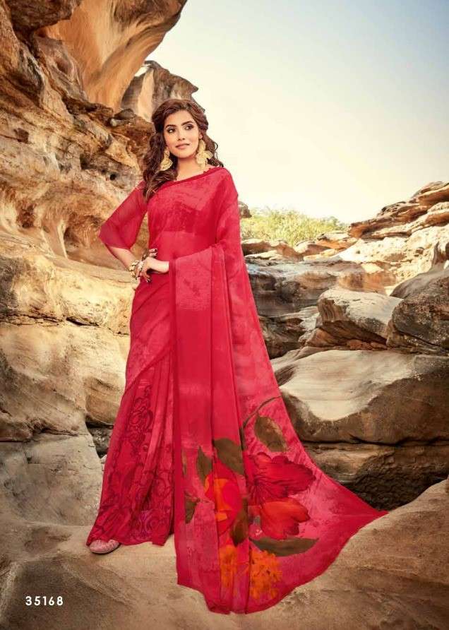 HOMEMAKER VOL-6 BY SUBHASH SAREES 35161 TO 35188 SERIES INDIAN TRADITIONAL WEAR COLLECTION BEAUTIFUL STYLISH FANCY COLORFUL PARTY WEAR & OCCASIONAL WEAR WEIGHTLESS GEORGETTE SAREES AT WHOLESALE PRICE