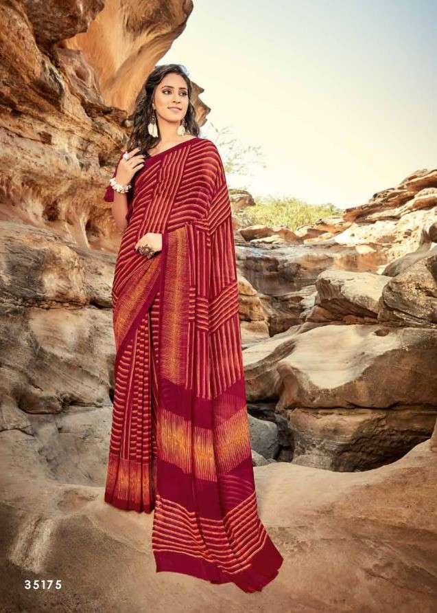 HOMEMAKER VOL-6 BY SUBHASH SAREES 35161 TO 35188 SERIES INDIAN TRADITIONAL WEAR COLLECTION BEAUTIFUL STYLISH FANCY COLORFUL PARTY WEAR & OCCASIONAL WEAR WEIGHTLESS GEORGETTE SAREES AT WHOLESALE PRICE