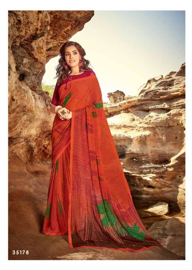 HOMEMAKER VOL-6 BY SUBHASH SAREES 35161 TO 35188 SERIES INDIAN TRADITIONAL WEAR COLLECTION BEAUTIFUL STYLISH FANCY COLORFUL PARTY WEAR & OCCASIONAL WEAR WEIGHTLESS GEORGETTE SAREES AT WHOLESALE PRICE