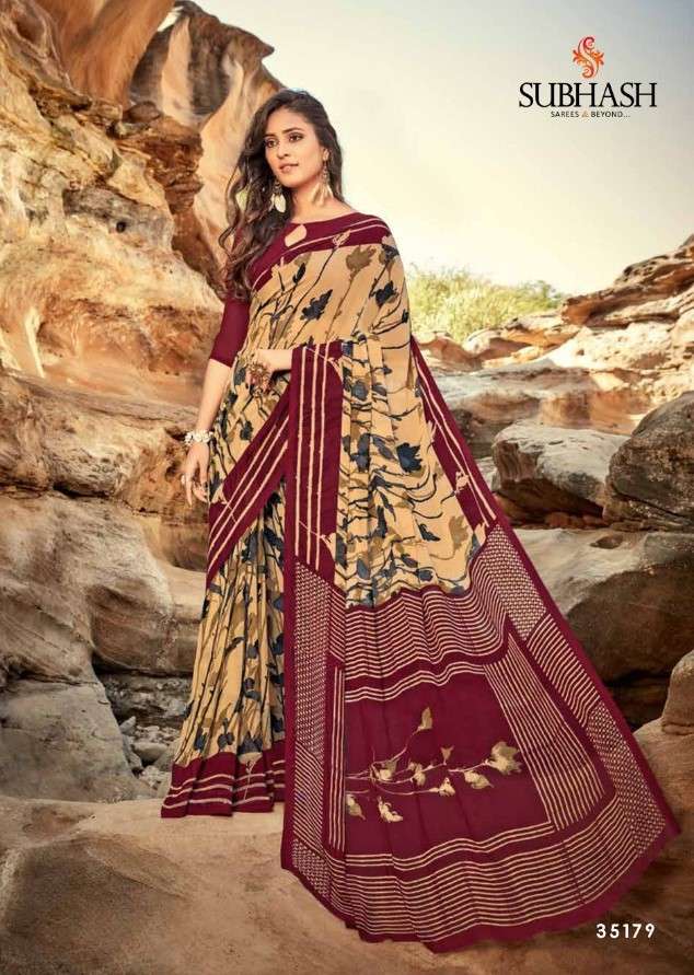 HOMEMAKER VOL-6 BY SUBHASH SAREES 35161 TO 35188 SERIES INDIAN TRADITIONAL WEAR COLLECTION BEAUTIFUL STYLISH FANCY COLORFUL PARTY WEAR & OCCASIONAL WEAR WEIGHTLESS GEORGETTE SAREES AT WHOLESALE PRICE