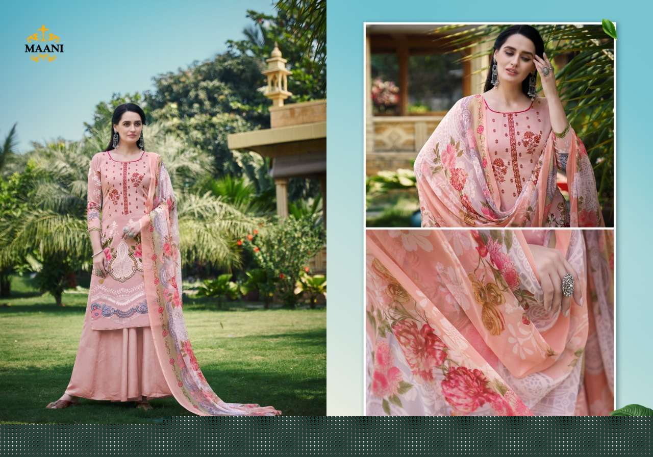 MAANI VOL-6 BY LAVINA 601 TO 606 SERIES BEAUTIFUL SUITS STYLISH FANCY COLORFUL PARTY WEAR & OCCASIONAL WEAR PURE JAM DIGITAL PRINT EMBROIDERED DRESSES AT WHOLESALE PRICE