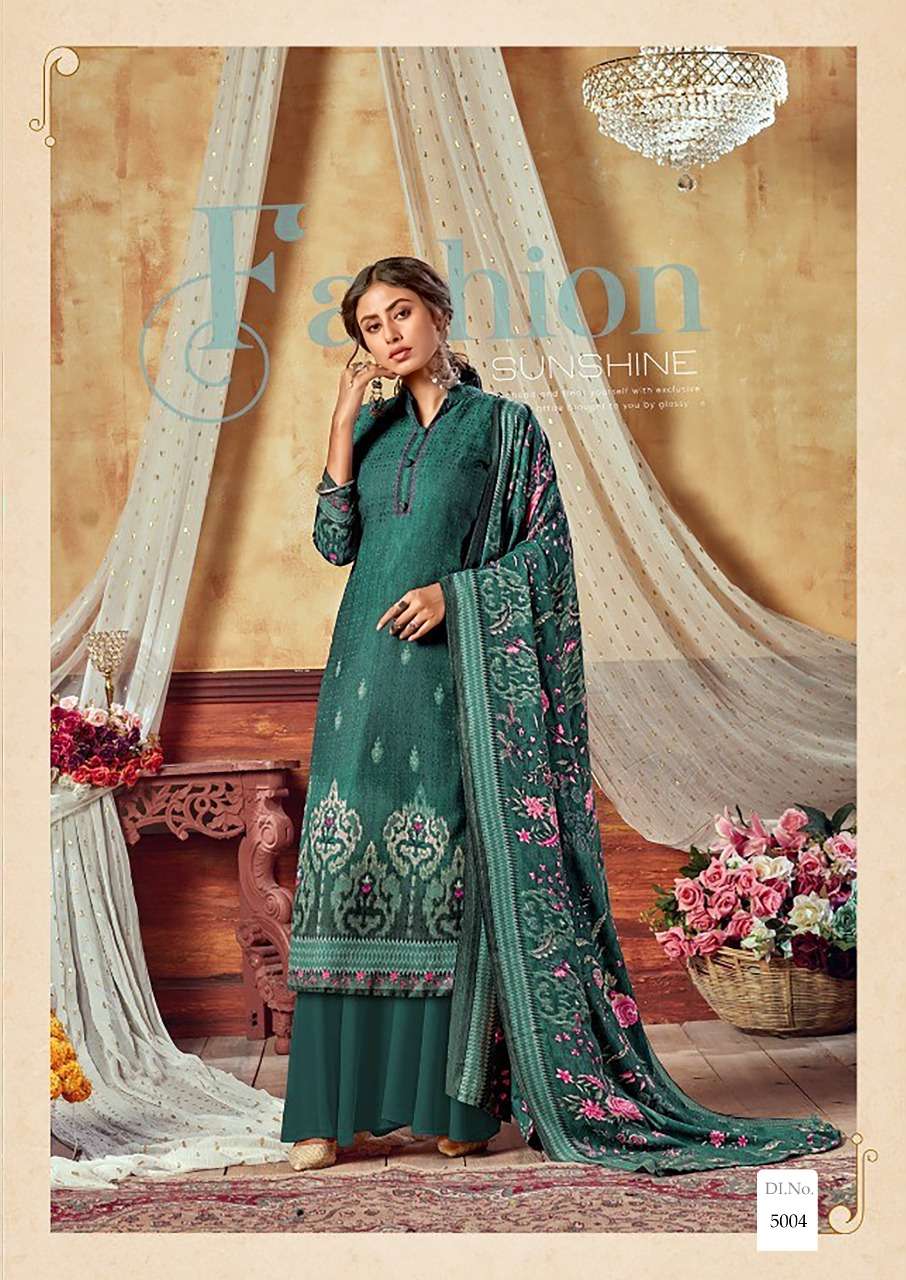 FIZA VOL-5 BY APANA COTTON 5001 TO 5010 SERIES DESIGNER SHARARA SUITS BEAUTIFUL STYLISH FANCY COLORFUL PARTY WEAR & OCCASIONAL WEAR COTTON PRINTED DRESSES AT WHOLESALE PRICE