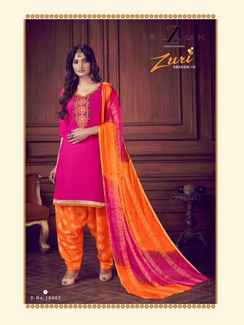 ZURI VOL-10 BY Z BLACK 10001 TO 10006 SERIES DESIGNER BEAUTIFUL COLORFUL STYLISH FANCY CASUAL WEAR & ETHNIC WEAR & READY TO WEAR RAYON EMBROIDERED DRESSES AT WHOLESALE PRICE