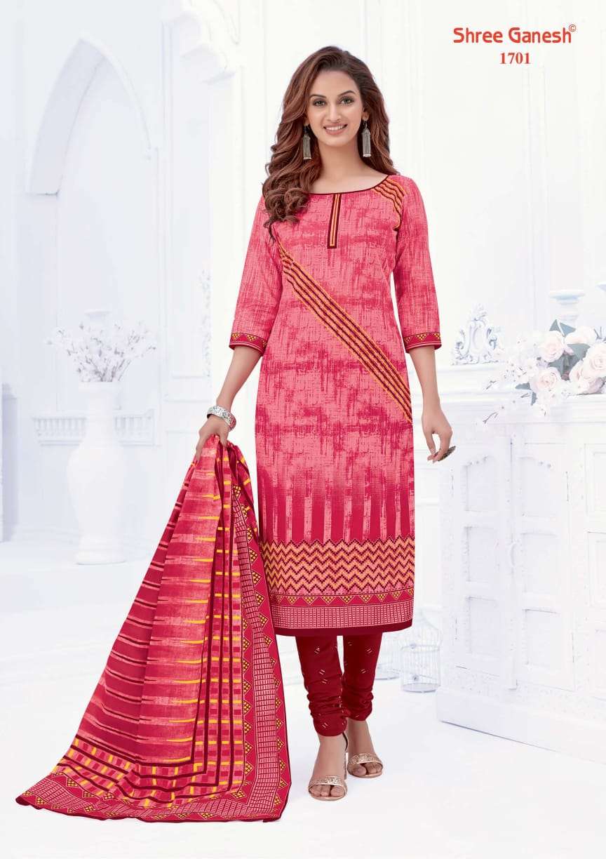 SAMAIYRA VOL-7 BY SHREE GANESH 1701 TO 1727 SERIES DESIGNER BEAUTIFUL COLORFUL STYLISH FANCY CASUAL WEAR & ETHNIC WEAR & READY TO WEAR PURE COTTON PRINT DRESSES AT WHOLESALE PRICE