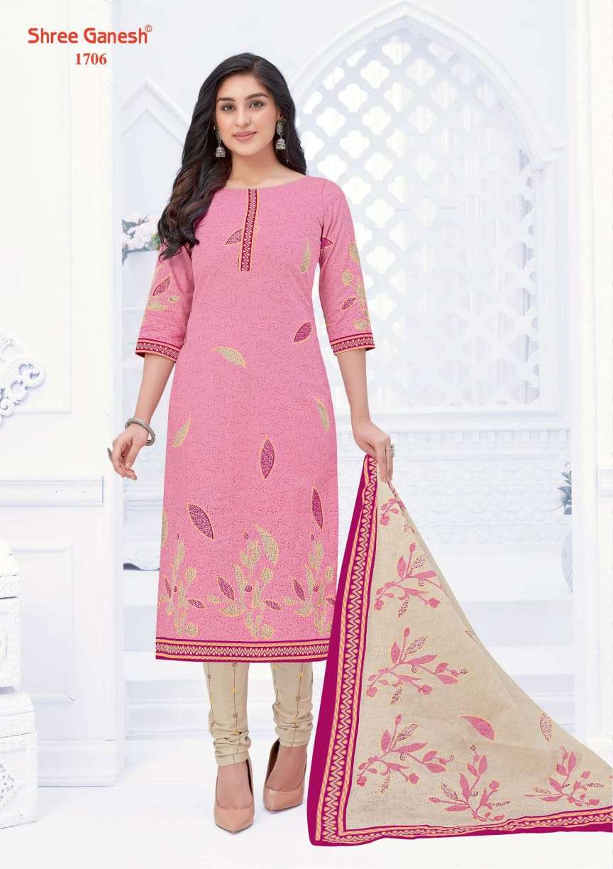 SAMAIYRA VOL-7 BY SHREE GANESH 1701 TO 1727 SERIES DESIGNER BEAUTIFUL COLORFUL STYLISH FANCY CASUAL WEAR & ETHNIC WEAR & READY TO WEAR PURE COTTON PRINT DRESSES AT WHOLESALE PRICE