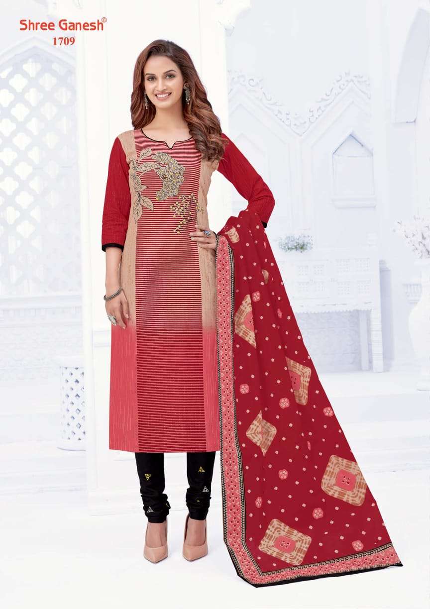 SAMAIYRA VOL-7 BY SHREE GANESH 1701 TO 1727 SERIES DESIGNER BEAUTIFUL COLORFUL STYLISH FANCY CASUAL WEAR & ETHNIC WEAR & READY TO WEAR PURE COTTON PRINT DRESSES AT WHOLESALE PRICE