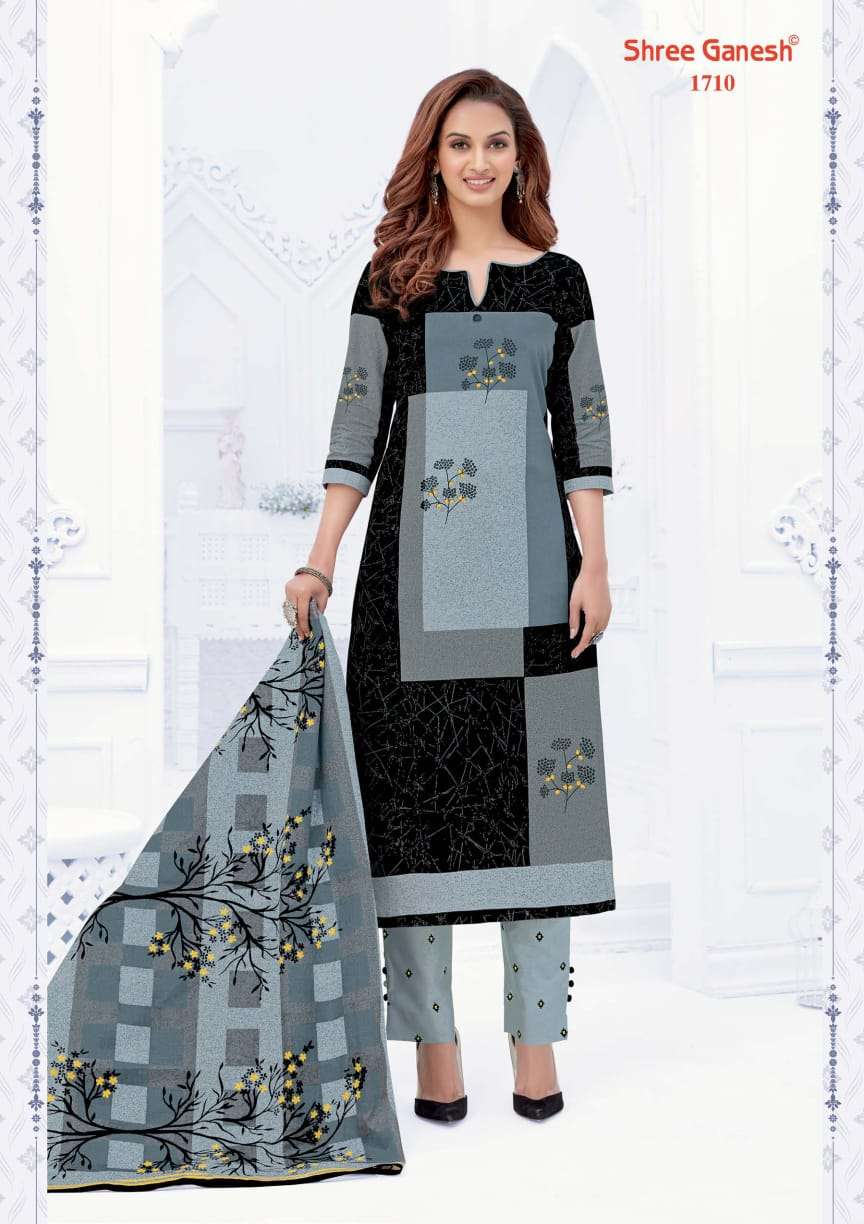SAMAIYRA VOL-7 BY SHREE GANESH 1701 TO 1727 SERIES DESIGNER BEAUTIFUL COLORFUL STYLISH FANCY CASUAL WEAR & ETHNIC WEAR & READY TO WEAR PURE COTTON PRINT DRESSES AT WHOLESALE PRICE