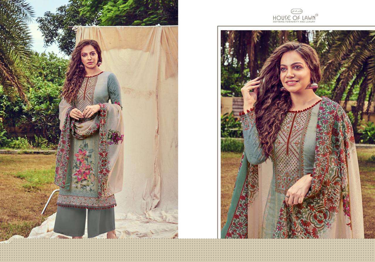 NIZA BY HOUSE OF LAWN 4001 TO 4010 SERIES DESIGNER BEAUTIFUL COLORFUL STYLISH FANCY CASUAL WEAR & ETHNIC WEAR & READY TO WEAR PURE LAWN DIGITAL PRINT DRESSES AT WHOLESALE PRICE