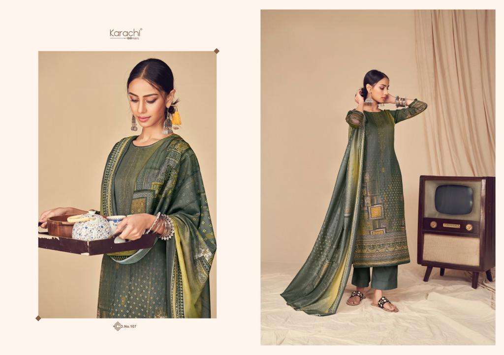 ZARA 101 SERIES BY KARACHI PRINTS 101 TO 108 SERIES DESIGNER BEAUTIFUL COLORFUL STYLISH FANCY CASUAL WEAR & ETHNIC WEAR & READY TO WEAR PURE JAM SILK DIGITAL PRINT DRESSES AT WHOLESALE PRICE