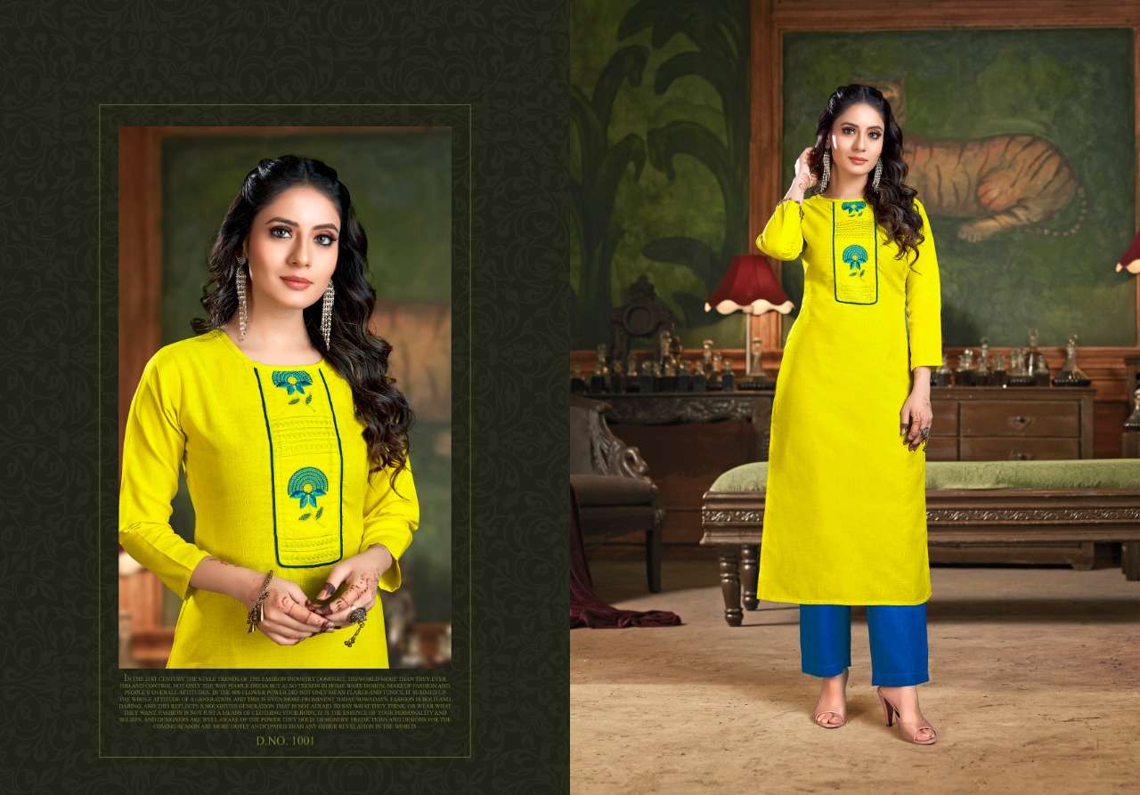 GANGOUR BY NITISHA NX 1001 TO 1008 SERIES DESIGNER BEAUTIFUL COLORFUL STYLISH FANCY CASUAL WEAR & ETHNIC WEAR & READY TO WEAR HEAVY SOFT COTTON SLUB KURTIS WITH BOTTOM AT WHOLESALE PRICE
