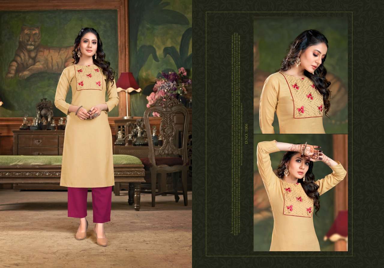 GANGOUR BY NITISHA NX 1001 TO 1008 SERIES DESIGNER BEAUTIFUL COLORFUL STYLISH FANCY CASUAL WEAR & ETHNIC WEAR & READY TO WEAR HEAVY SOFT COTTON SLUB KURTIS WITH BOTTOM AT WHOLESALE PRICE