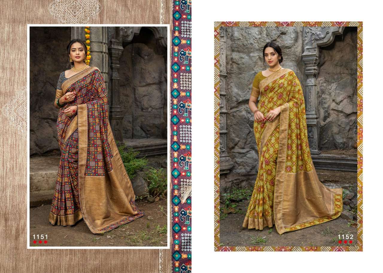 BUBBLE SILK BY ANGARIKA 1151 TO 1157 SERIES INDIAN TRADITIONAL WEAR COLLECTION BEAUTIFUL STYLISH FANCY COLORFUL PARTY WEAR & OCCASIONAL WEAR SOFT SILK SAREES AT WHOLESALE PRICE